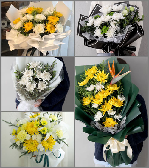 广东佛山市南海区里水镇白岗村白事花束代送